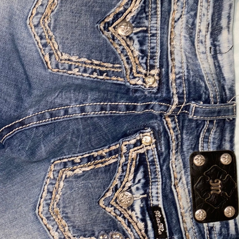 Miss me bootcut, low rise jeans 28x33
